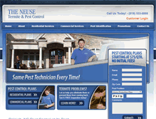 Tablet Screenshot of neusetermiteandpest.com